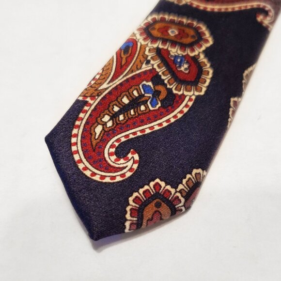 Liberty Of London Silk Paisley Tie - Picture 3 of 4
